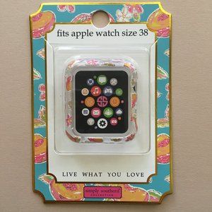 NWT Simply Souther Apple Watch Bumper Peachy 38 mm Apple Watch Screen Pr…